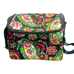 Vera Bradley Lunch Bag Insulated Stay Cooler‎ Paisley in Paradise Floral Print